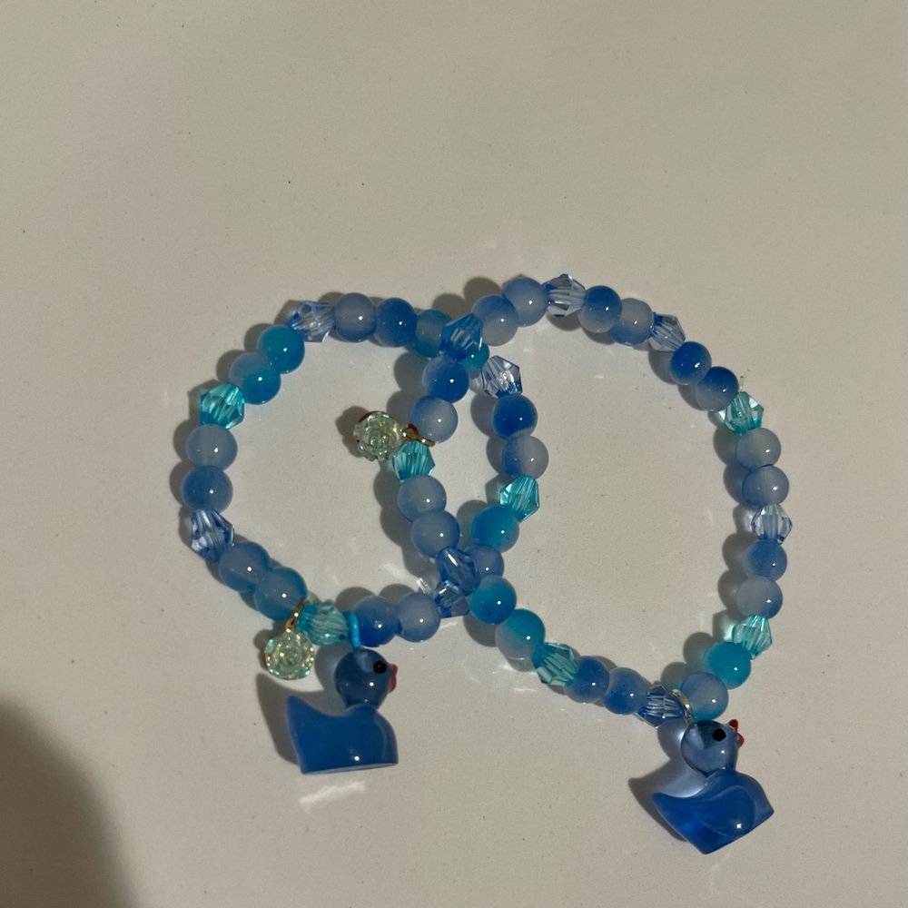 Mommy and me Blue Duck bracelets
